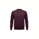 VINTAGE LYLE & SCOTT CREWNECK KNIT SWEATER BURGUNDY MENS S