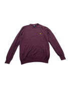 VINTAGE LYLE & SCOTT KNIT SWEATER BURGUNDY MEN L