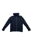 VINTAGE MARC O\'POLO cardigan lavorato a maglia con cappuccio in cotone biologico nero da uomo M