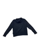 VINTAGE MARC O\'POLO cardigan lavorato a maglia con cappuccio in cotone biologico nero da uomo M