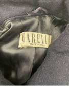 VINTAGE MARELLA CAPPOTTO LUNGO BLU SCURO M/L