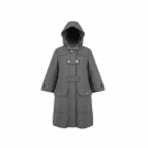 VINTAGE MARELLA SPORT cappotto con cappuccio e bottoni metallici grigio da donna M/L