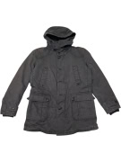 VINTAGE MARLBORO CLASSICS GIACCA GRIGIA CON CAPPUCCIO L