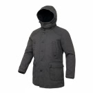 VINTAGE MARLBORO CLASSICS GIACCA GRIGIA CON CAPPUCCIO L