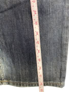VINTAGE MELTIN'POT DENIM JEANS WITH FADED DETAILS BLUE MENS W32