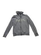 VINTAGE MICHAEL KORS GIACCA CON CAPPUCCIO LOGO GRIGIA DA DONNA S