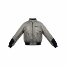 Giubbotto bomber vintage MOMODESIGN con logo grigio da uomo L