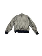 Giubbotto bomber vintage MOMODESIGN con logo grigio da uomo L