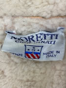 VINTAGE MORETTI ΑΝΔΡΙΚΟ SHEARLING ΤΖΑΚΕΤ ME ΠΛΕΚΤΕΣ ΛΕΠΤΟΜΕΡΕΙΕΣ XL/XXL