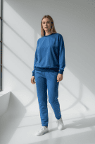 Tuta set blu vintage basic anni \'90 unisex XL