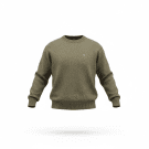 VINTAGE MURPHY & NYE MAGLIONE LAVORATO A MAGLIA GIROCOLLO VERDE OLIVA UOMO M