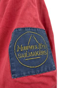VINTAGE MURPHY & NYE SAILMAKERS ΤΖΑΚΕΤ ΜΕ CORDUROY ΓΙΑΚΑ ΚΟΚΚΙΝΟ ΑΝΔΡΙΚΟ L XL