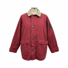 VINTAGE MURPHY & NYE SAILMAKERS ΤΖΑΚΕΤ ΜΕ CORDUROY ΓΙΑΚΑ ΚΟΚΚΙΝΟ ΑΝΔΡΙΚΟ L XL