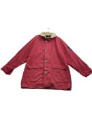 VINTAGE MURPHY & NYE SAILMAKERS ΤΖΑΚΕΤ ΜΕ CORDUROY ΓΙΑΚΑ ΚΟΚΚΙΝΟ ΑΝΔΡΙΚΟ L XL