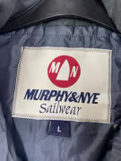 VINTAGE MURPHY & NYE SAILWEAR ΑΜΑΝΙΚΟ ΓΙΛΕΚΟ ΜΕ ΚΟΥΜΠΙΑ ΜΑΥΡΟ ΑΝΔΡΙΚΟ L