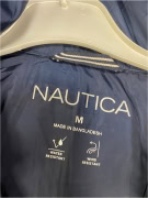 VINTAGE NAUTICA PUFFER ΜΠΟΥΦΑΝ ΜΕ ΚΟΥΚΟΥΛΑ ΠΟΡΤΟΚΑΛΙ ΜΠΛΕ ΑΝΔΡΙΚΟ M
