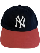 VINTAGE NEW YORK YANKEES ΜΠΛΕ-ΚΟΚΚΙΝΟ ΚΑΠΕΛΟ ONE SIZE