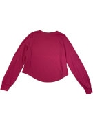 VINTAGE NIKE MAGLIA A MANICHE LUNGHE CON LOGO FUCSIA DA DONNA M