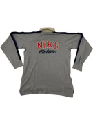 VINTAGE Nike Long Sleeve Rugby Romper Gray 7 M