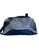 VINTAGE NIKE DUFFEL BAG WITH SHOULDER STRAP BLUE UNISEX ONE SIZE