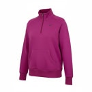 VINTAGE Nike the athletic dept Felpa fucsia con zip a un quarto S