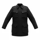 VINTAGE NN ATHENS FIELD JACKET WITH MULTIPLE POCKETS AND EPAULETTES BLACK MENS S M