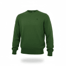 VINTAGE NORTH SAILS MAGLIONE LAVORATO A MAGLIA GIROCOLLO VERDE UOMO L