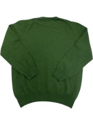 VINTAGE NORTH SAILS MAGLIONE LAVORATO A MAGLIA GIROCOLLO VERDE UOMO L