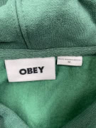 VINTAGE OBEY ΦΟΥΤΕΡ ΜΕ ΚΟΥΚΟΥΛΑ (HOODIE) "THE JOKE IS ON YOU" ΠΡΑΣΙΝΟ ΑΝΔΡΙΚΟ M