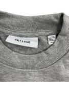 VINTAGE ONLY & SONS CREWNECK SWEATSHIRT GREY MEN'S M/L