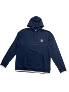 VINTAGE ORIGINAL PENGUIN ΦΟΥΤΕΡ ΜΕ ΚΟΥΚΟΥΛΑ CASUAL ΚΕΝΤΗΤΟ ΛΟΓΟΤΥΠΟ ΣΚΟΥΡΟ ΜΠΛΕ ΑΝΔΡΙΚΟ L