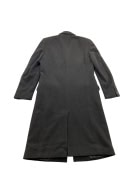 Cappotto vintage in lana con bottoni nero da uomo L