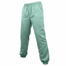 Pantaloni tuta vintage in nylon windbreaker verde menta da uomo L