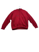 MAGLIONE IN MAGLIA VINTAGE PAUL & SHARK CON ZIP ROSSO DA UOMO L/XL