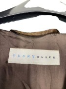 VINTAGE PENNYBLACK ΠΑΛΤΟ ΜΑΚΡΥ ΜΕ ΖΩΝΗ ΚΑΦΕ ΓΥΝΑΙΚΕΙΟ L