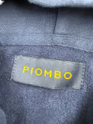 VINTAGE PIOMBO ZIP UP HOODIE LOGO P BLUE MEN'S L