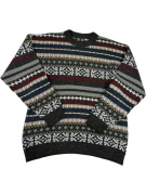 VINTAGE ΠΛΕΚΤΟ ΠΟΥΛΟΒΕΡ FAIR ISLE ΑΝΔΡΙΚΟ XL