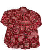 VINTAGE POCH SHIRT FLORAL PRINT RED MEN'S XXL