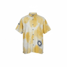VINTAGE Benito Tie-Dye Geometric Pattern Shirt - L