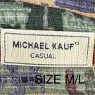 90s VINTAGE Πουκάμισο Michael Kauf με Μοτίβο Τρένα M/L
