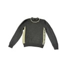 VINTAGE Calvin Klein Jeans Sweater with Logo Stripes - Size S