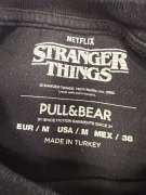 VINTAGE PULL&BEAR STRANGER THINGS NETFLIX T-SHIRT ELEVEN