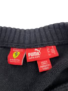 VINTAGE PUMA FERRARI ΠΛΕΚΤΟ ΠΟΥΛΟΒΕΡ ΛΟΓΟΤΥΠΟ ΜΑΥΡΟ ΑΝΔΡΙΚΟ S