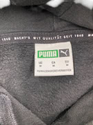 VINTAGE PUMA HOODIE GRAPHIC PRINT BLACK MEN'S M