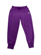 VINTAGE PUMA CUFFED SWEATPANTS PURPLE WOMEN'S L