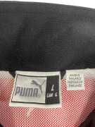 VINTAGE PUMA ΖΑΚΕΤΑ TRACK JACKET ΜΕ ΦΕΡΜΟΥΑΡ ΚΑΙ ΚΕΝΤΗΜΕΝΟ ΛΟΓΟΤΥΠΟ ΚΟΚΚΙΝΟ ΑΝΔΡΙΚΟ L