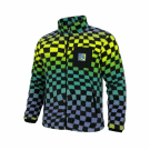 VINTAGE QUIKSILVER ZIP UP FLEECE JACKET MULTICOLOR MEN XS