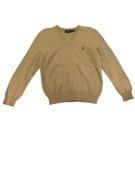 VINTAGE RALPH LAUREN ΠΛΕΚΤΗ ΜΠΛΟΥΖΑ V NECK ΜΠΕΖ ΑΝΔΡΙΚΗ M