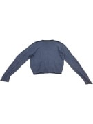 VINTAGE RALPH LAUREN ΠΛΕΚΤΟ ΠΟΥΛΟΒΕΡ ΚΕΝΤΗΜΕΝΟ ΛΟΓΟΤΥΠΟ ΜΠΛΕ ΑΝΔΡΙΚΟ L