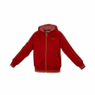 VINTAGE REEBOK FLAG LOGO HOODED JACKET MEN'S M